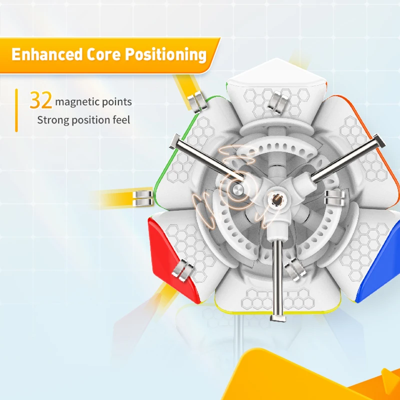 GAN Skewb Cube magique magnétique 3x3 professionnel 3 × 3 Puzzle de vitesse spéciale Fidget jouet livraison gratuite aimant Cubo Magico pour les enfants