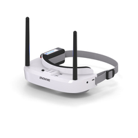 Eachine EV100 720*540 5.8G 72CH FPV Goggles With Dual Antennas Fan 18650 Battery Case For RC Drone