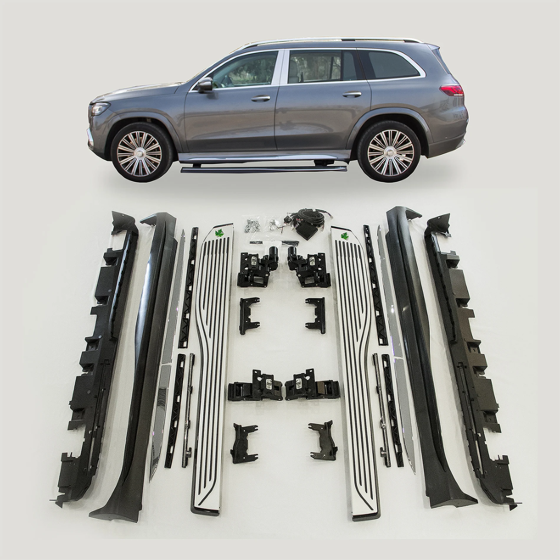 GLS W167 electric side steps maybach version for Mercedes benz gls 450/480/600 2020+ deployable running board