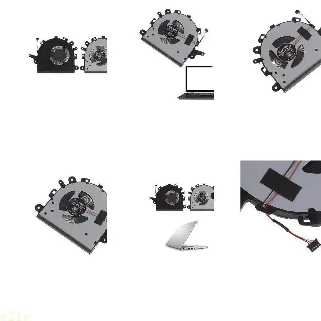

E21E ЦП Охлаждающий вентилятор ноутбук Cooler Portable Fean Fan 5V 0,5A 4PIN Radiator