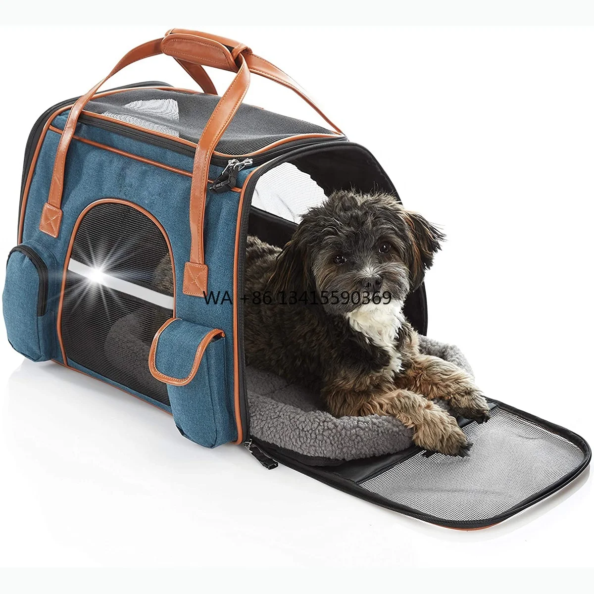 

Very Durable 600D Oxford Airline Approved Small Dog Carrier Soft Sided Pet Carrier ,Dog Travel Bag ,Dog Carrier
