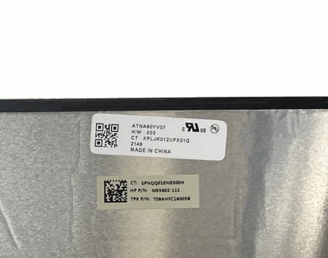 

ATNA60YV07-003 For 16.0'' 4K Laptop OLED Touch Screen Digitizer Assembly 3840x2400 No-Frame