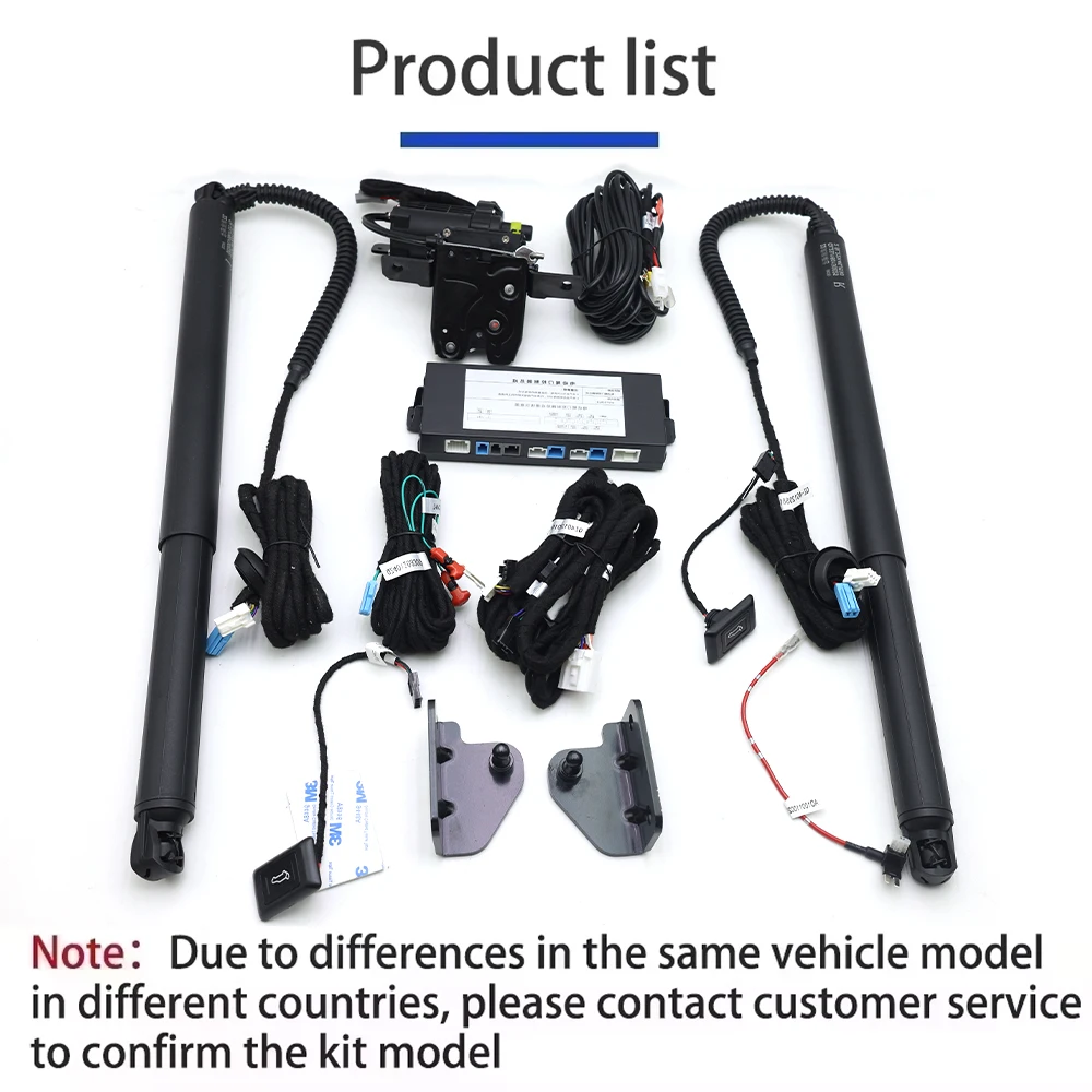 ZhuCamX لسيارة جيب كومباس MP 552 2017-2025 قوة السيارات الكهربائية الباب الخلفي رفع الباب الخلفي نظام أقرب طقم محرك رفع التمهيد #6