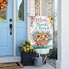 NGZ Mom Flower Wheelbarrow Garden Flag 12x18 Inch Linen Double Sided Flag for Mothers Day llz