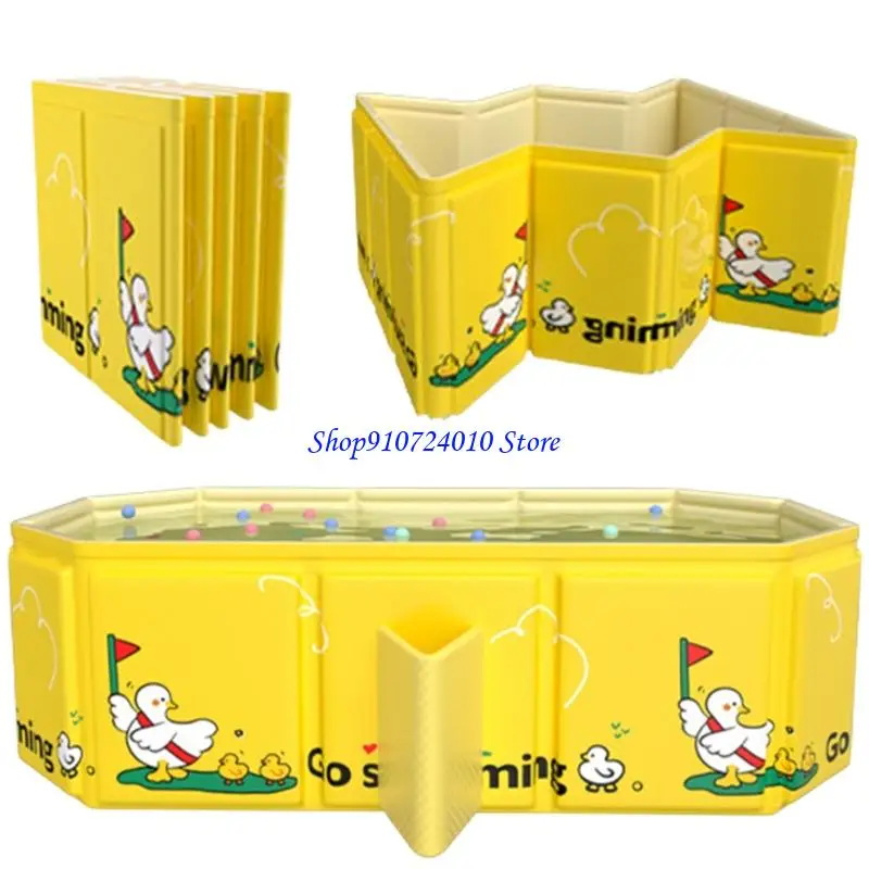 

77HD Foldable Infant Bathtub Space Saving Storage Sturdy PVC Construction Quick Dry Feature with Anti Slip Base Easy Storage