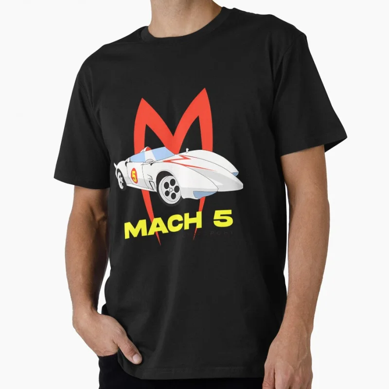 

Motorsport 1208 Speed Racer Anime Gift t shirt for man Mach 5 Manga print Graphic Tee Y2K clothes All size S-6XL Cartoon Tops