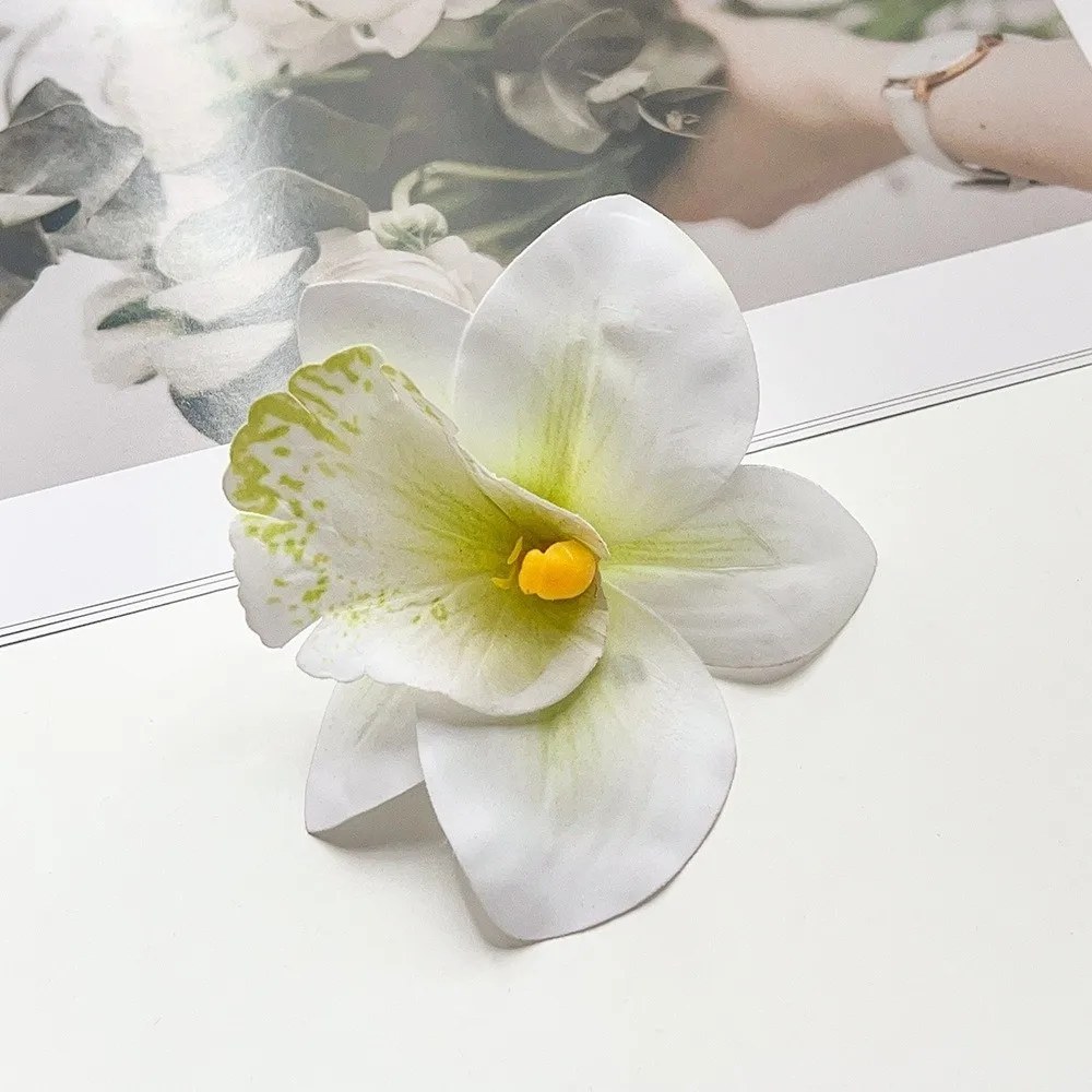 Artificial Magnolia Flower Hair Clip description 9
