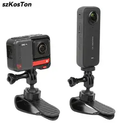 Car Sun Visor Mount for Insta 360 X4 X3 GO 3 Pocket 3 GoPro Hero 12 11 10 9 8 7 DJI Action 3 4 Camera Smartphone Accessories