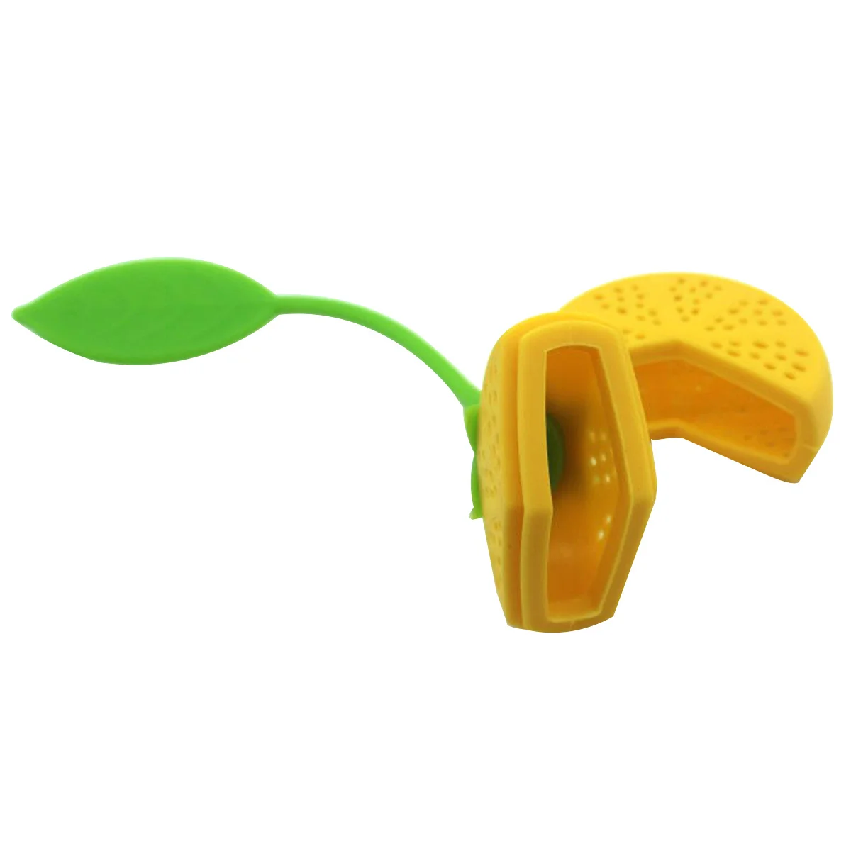

Silicone Tea Infuser Lemon Design Food Grade Filter For Hot Tea Coffee Strainer Dishwasher Safe Yellow Kitchen Bar Tool