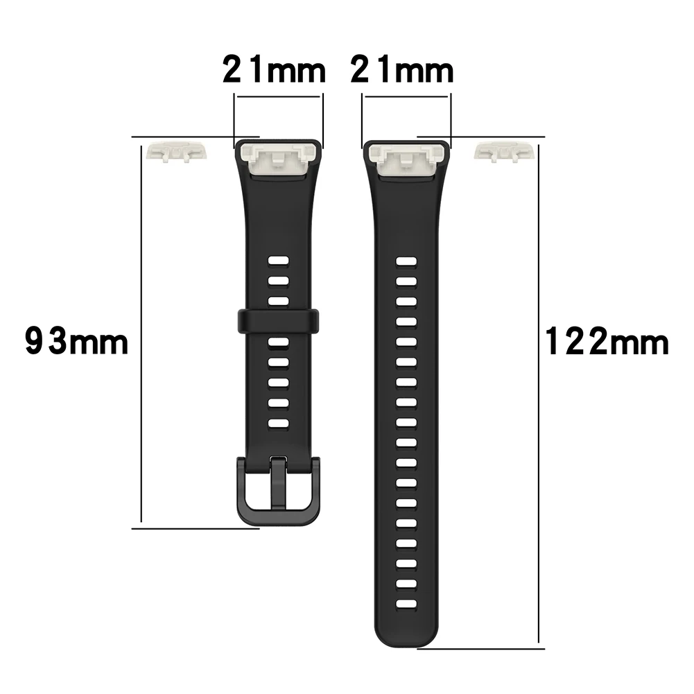 Smart Watch Band Soft Comfortable TPU Wristband Replacement Accessories for HUAWEI Band 6 for HONOR Band 6