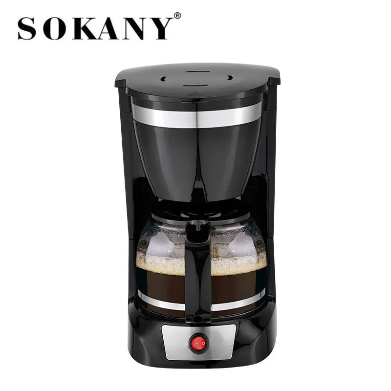 

SOKANY108s Кофемашина Домашняя Автоматическая Американская Капельная Паровая Кофемашина Заваривание Чай