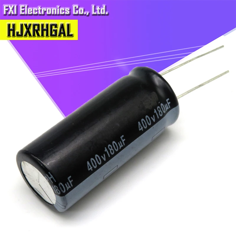 5PCS 400v180uf 180uf400v 18*40 400v 180uf 18x40 Electro Electrolytic capacitor