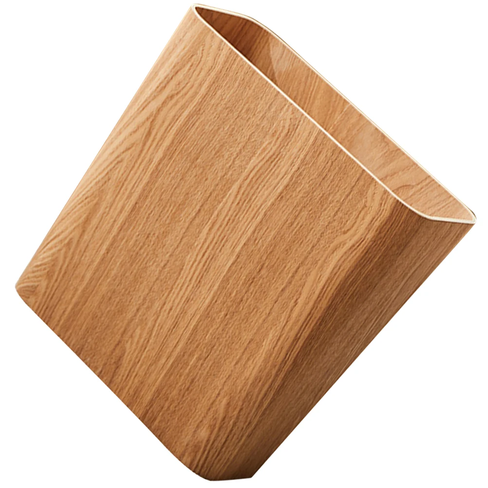 Houten vuilnisbak Mooie functionele afvalmand voor slaapkamer Woonkamer Bureau Gebruik Compacte opbergbak Thuiskantoor Decoratie