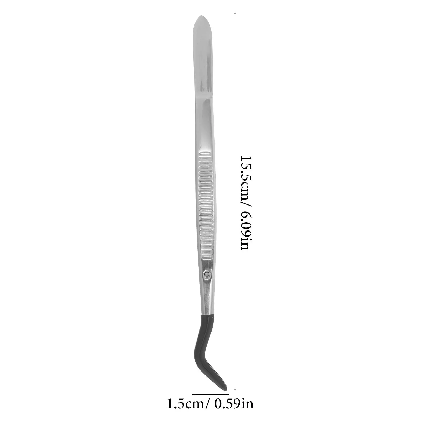 2 pezzi pinzette per timbri in acciaio inossidabile leggero non magnetico strumenti di lavorazione applicatore per ciglia pinzette per ciglia finte precisione