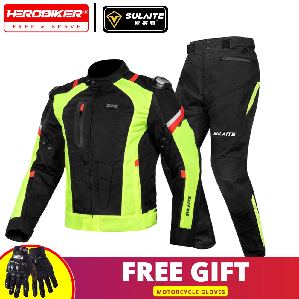 

Men's Motorcycle riding Jacket waterproof Off-road jacket anti-fall Moto Motocross Racing Suit Motorcycle Travel Riding Clothing