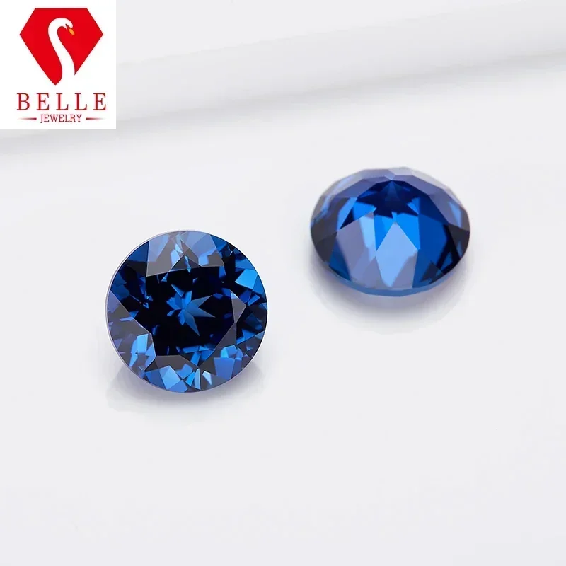 

Lab Sapphire HP Brilliant Round Cut Hot Sale Natural Lab Grown Sapphire AGL Certificated Diamond Beads Jewelry Making Gem