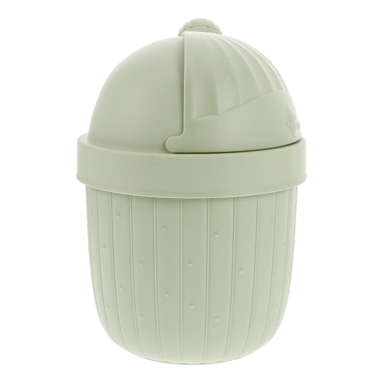 

Creative Household Trash Can Waste Paper Basket Bathroom Garbage Container Cute Mini with Lid