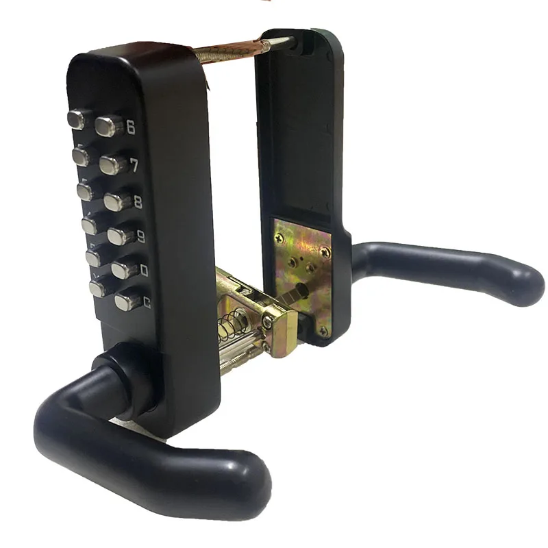 Weatherproof External Gate Lock Rainproof Mechanical Handle Lock Mechanism For Outdoor Fence Door