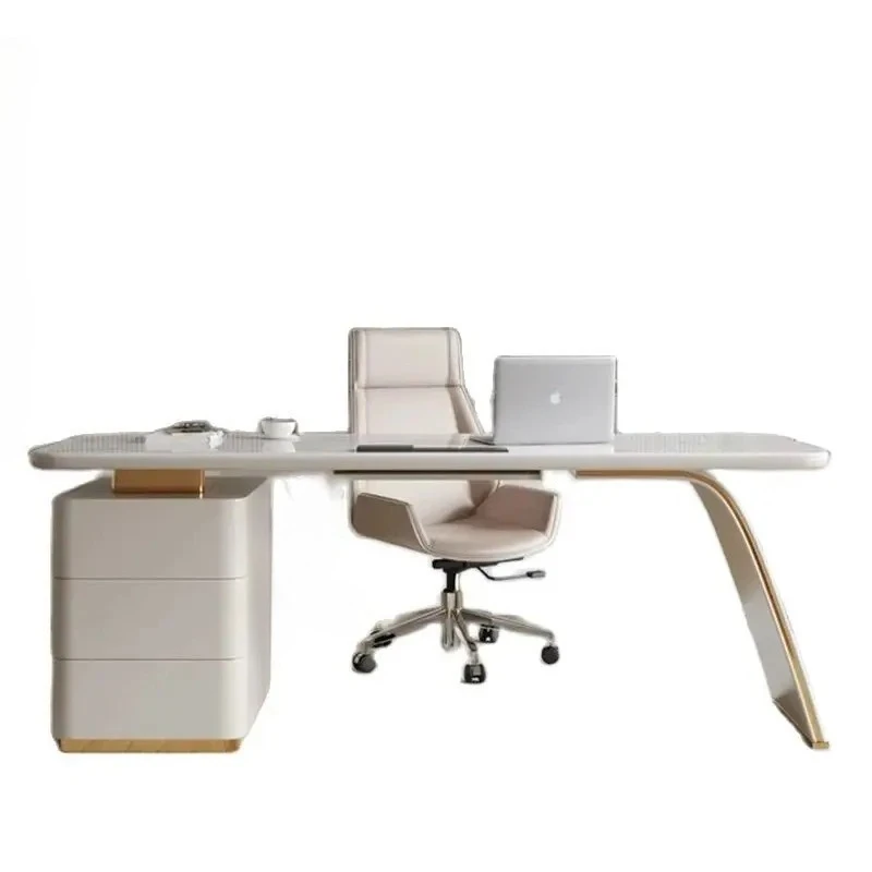 

Drawers Standing Office Desk Executive Workbench Luxury Computer Office Desk Meeting Scrivania Cameretta Modern Furniture