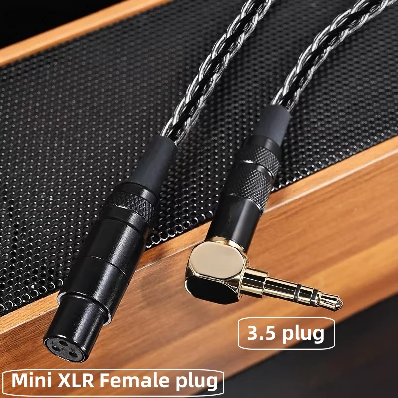 

Headphone conversion cable Mini XLR to 3.5MM plug conversion cable Audio conversion cable Microphone audio cable