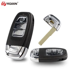 YIQIXIN 3 Button Smart Remote Car Key Shell For Audi A4L Q5 A3 A4 A5 A6 A8 Quattro Q5 Q7 A6 A8 Remote System Replacement Shell