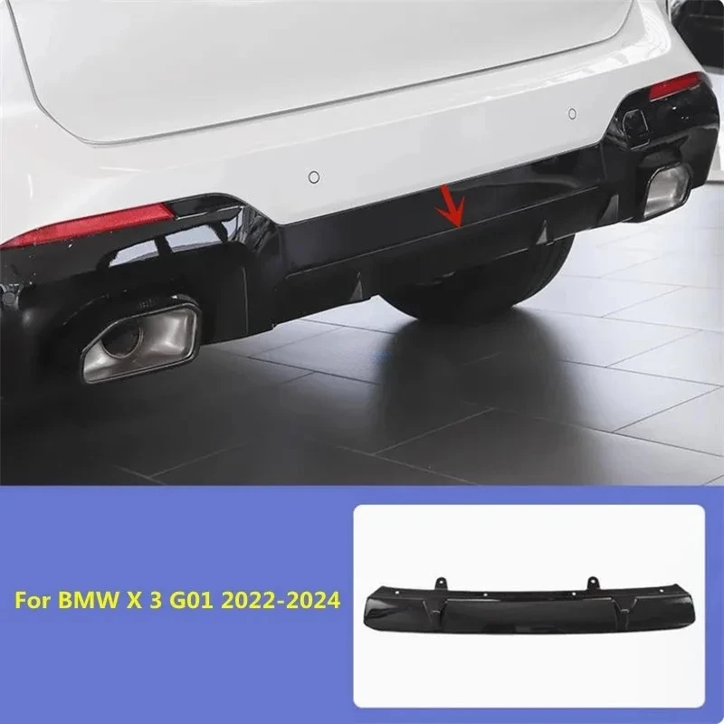 

For BMW X 3 G01 2022-2024 Car Styling Rear Bumper Plate Front Lip Guard Cover Spoiler Part Body Kit Accessories Exterior Sticker
