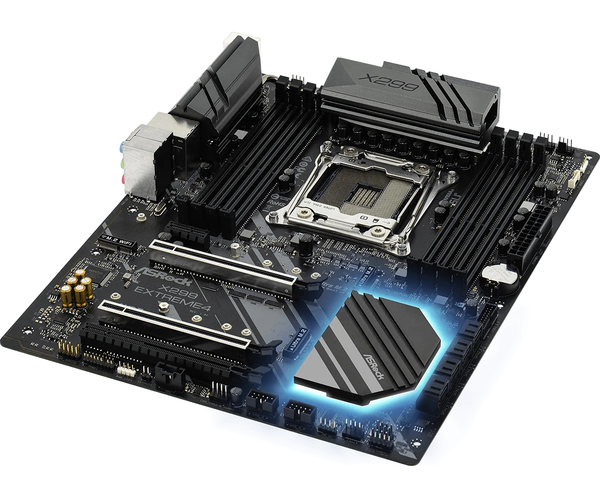 ASRock X299 Motherboard X299 Extreme4 LGA 2066 DDR4 256 GB unterstützt 9900 10940 7940 7820 10920 9940 7740 9820 CPU M.2 ATX