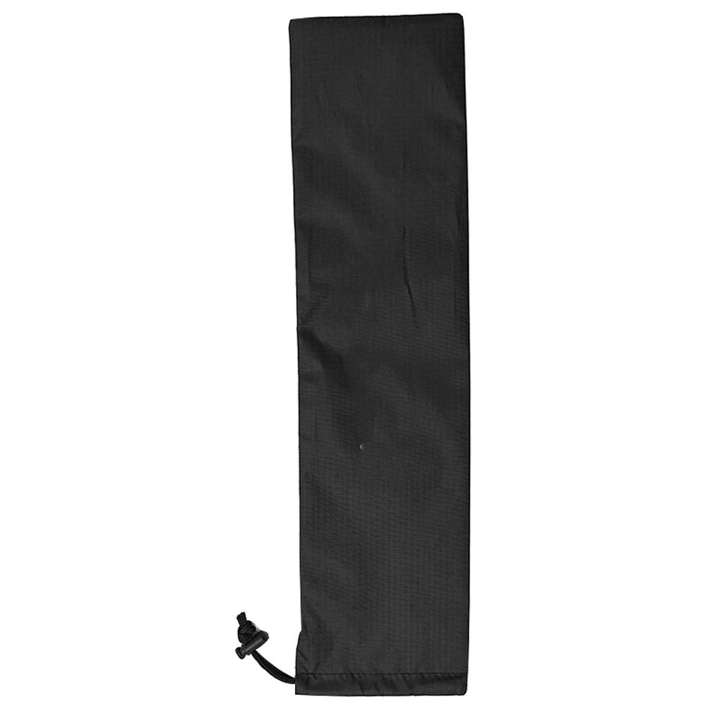 

Tent Pole Outdoor Storage Bag Wear Resistant Portable Camping Pouch Fishing Rod Carrying Bag Black Small Pocket Design