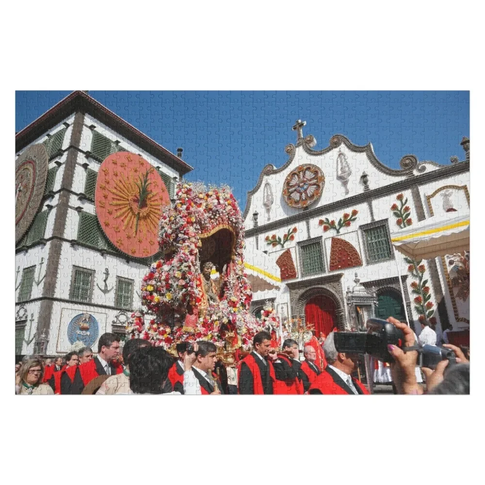 

Religious festival in Azores Jigsaw Puzzle Baby Toy Iq Personalized Gift Married Puzzle