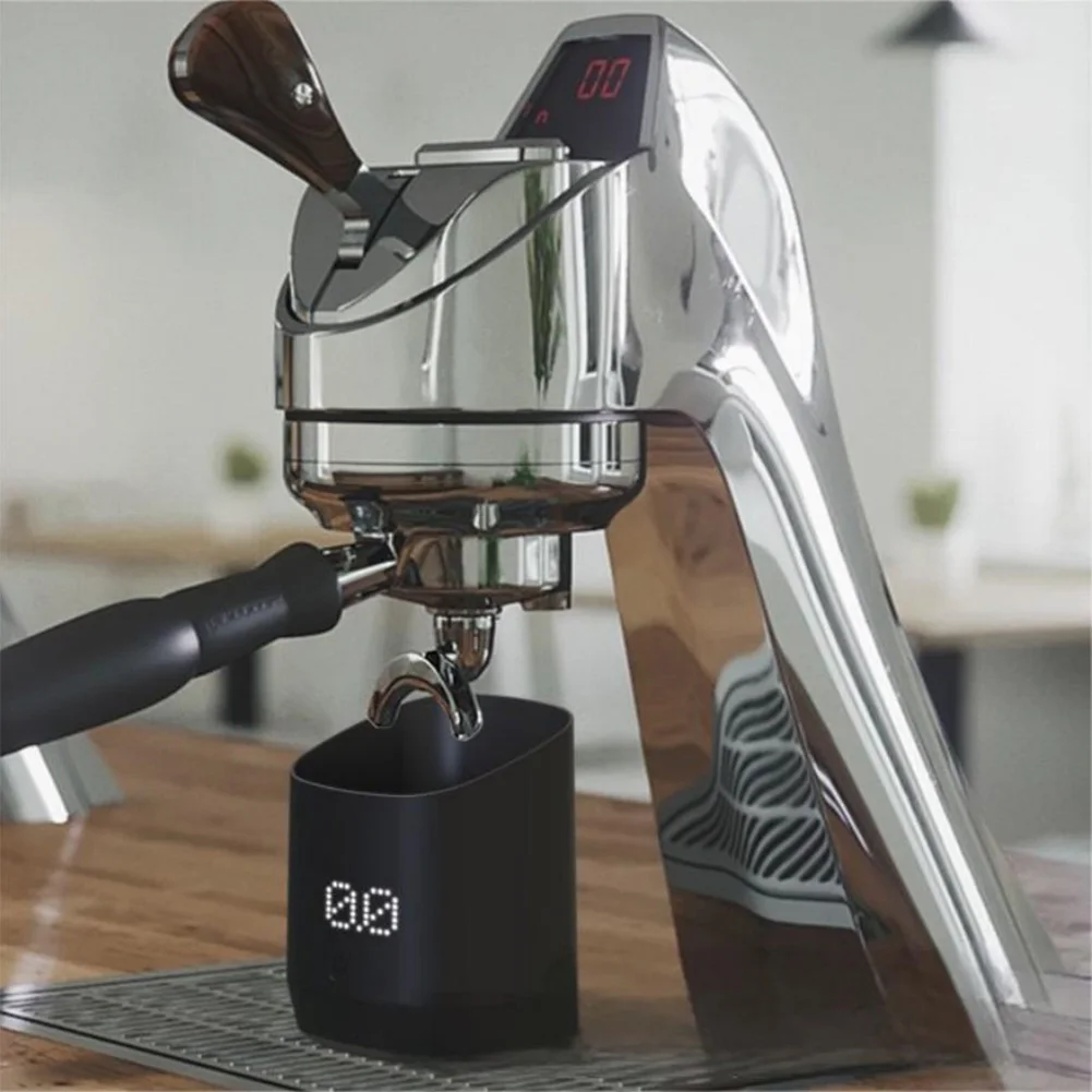 1PC Portable Digital Coffee Weighting Lcd Electronic Weighing Scale Coffee Dosing Cup Touch Controls Cup Scale 500g Rechargeable
