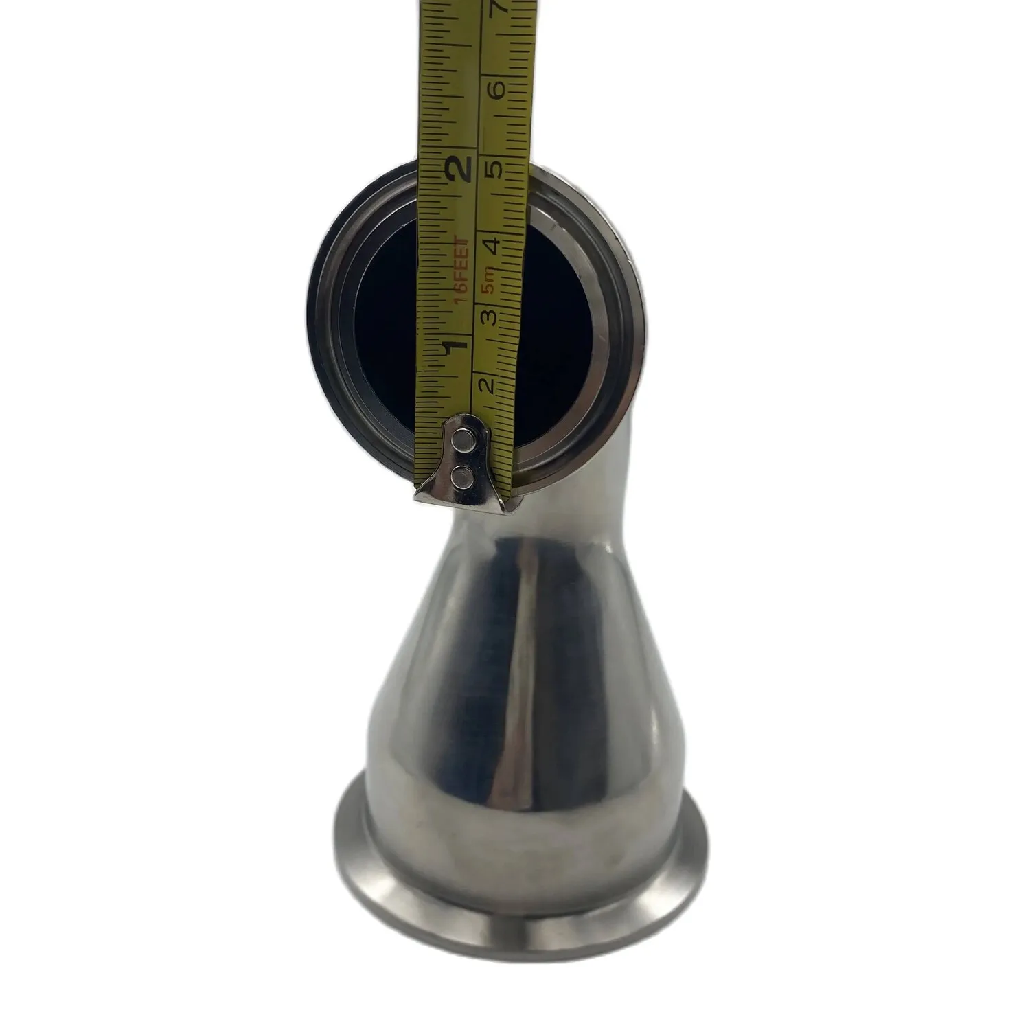 Kegland 3Inch To 1.5Inch Reducing Elbow Fittings Beer Home Brewing 304 Stainless Steel Quick-Connect Reducing Elbow tools