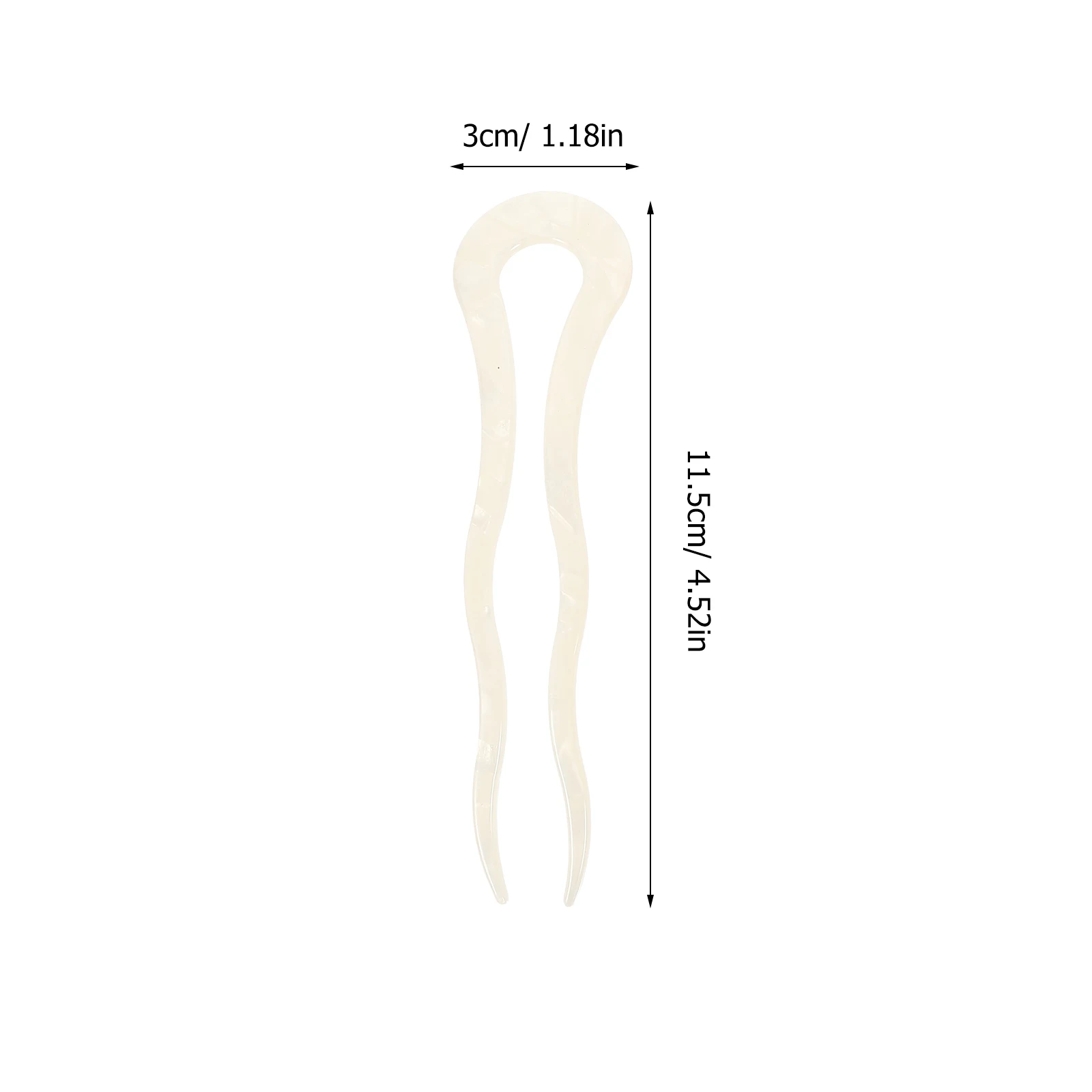 

5Pcs Beautiful Vintage Hair Pins Acetate U-Shaped Hair Forks Retro Fashion Accessories for Women