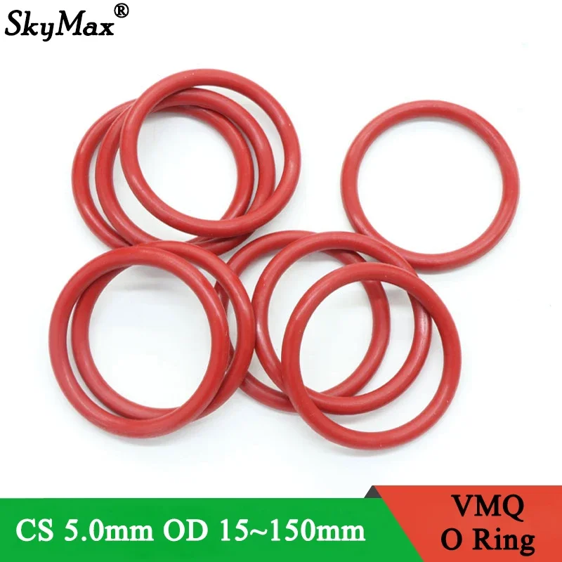 10Pcs Vmq O Ring Se… - image