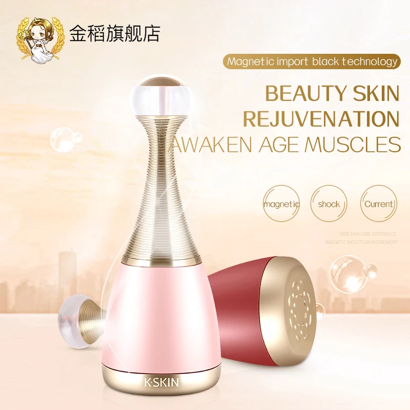 KSKIN マイクロカレント美容器 家庭用導入器 磁気美容器 便利な振動スキンケア器 KD906