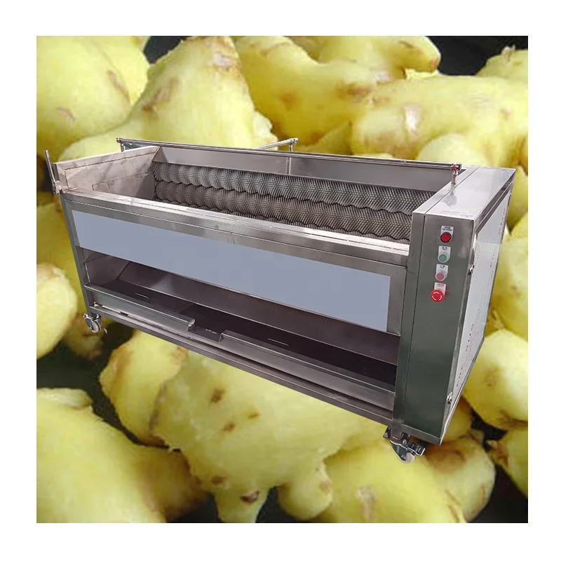 

Commercial Automatic Sweet Potato Peeling Machine and Turmeric Ginger Cassava Potato Cleaning Peeling Machine Carrot Scrubbing