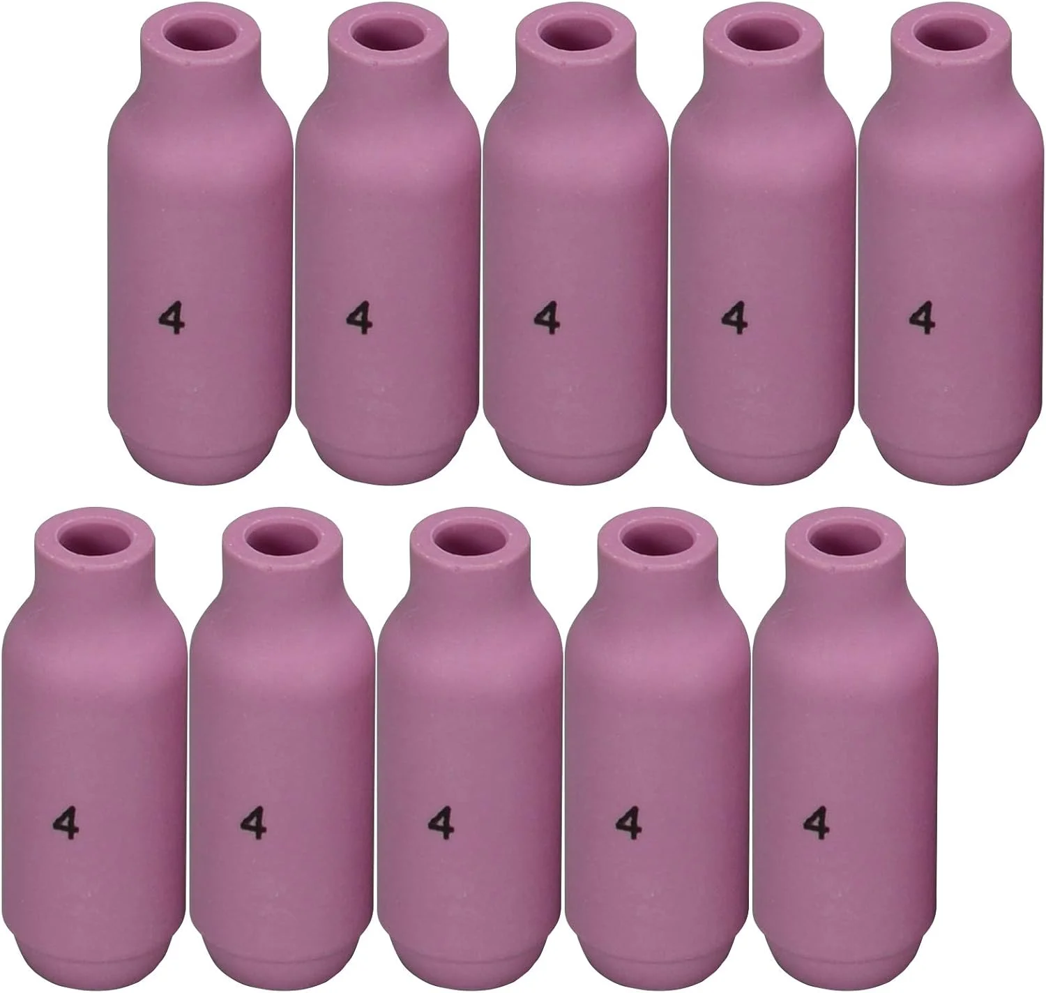 10PCS Alumina Ceramic Nozzle Cups TIG Welding Torch Accessories 10N Series Compatible with WP17 18 26