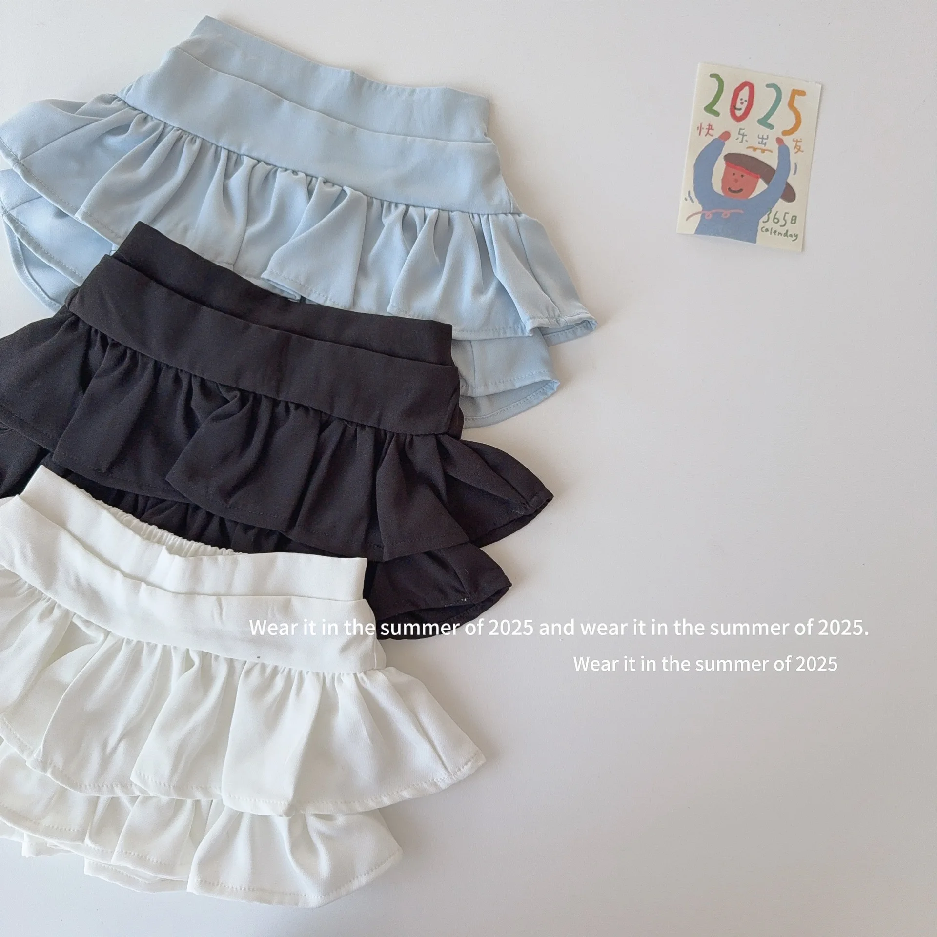 Niñas 2025 Primavera y verano Puff Cake Falda bebé niña industria pesada princesa Falda corta faldas tutú