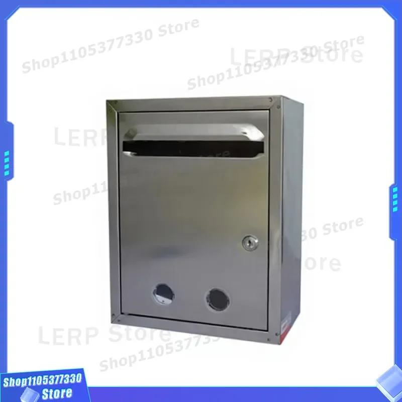 Stainless Steel Wall Mounted Mailbox for Apartment Customized Parcel Letter Box Secure Outdoor Post Container Modern Design
