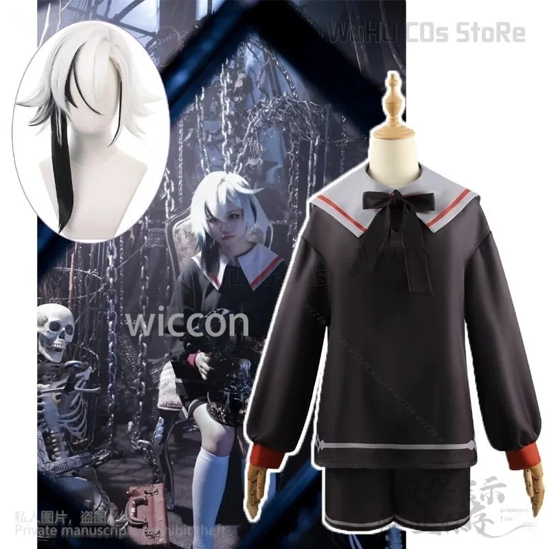 

Аниме игра Genshin Impact косплей Arlecchino костюм детства гот Лолита короткие парики для Хэллоуина и Рождества Cos Customizeda;k6