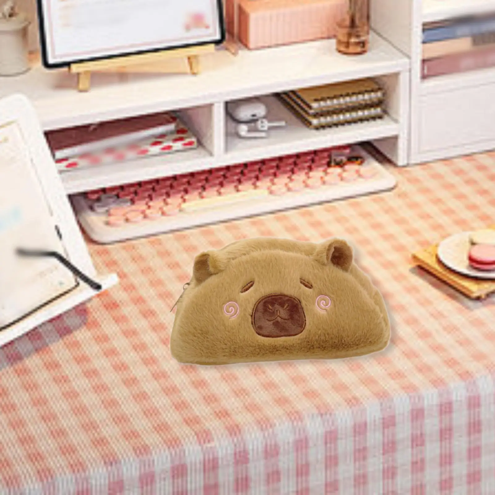 ぬいぐるみカピバラ鉛筆ケース動物文具バッグ家庭用子供男の子