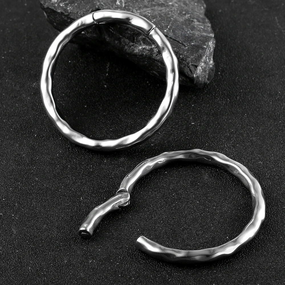 Giga 2 SZT. 5mm (4G) Okrągłe obciążniki do uszu ze stali nierdzewnej do rozciągania i ekspandowania uszu, kolczyki, biżuteria do piercingu ciała — zdjęcie 7