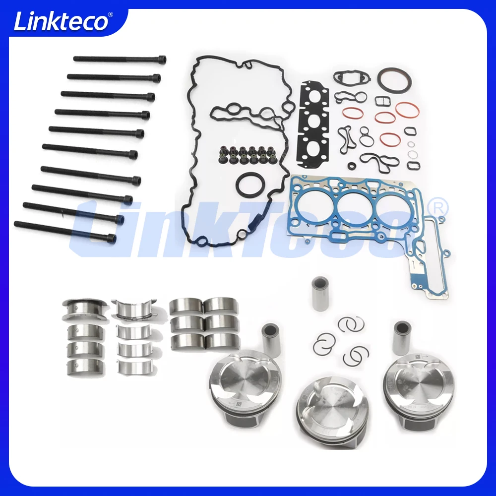 محرك الاسطوانة طوقا ختم الترباس مجموعة الرئيسية وكون قضيب تحمل مجموعة كبّاس ل 14-21 BMW MINI 1.5 L 1.5T الغاز B38A15 B38 A15 L3 #3