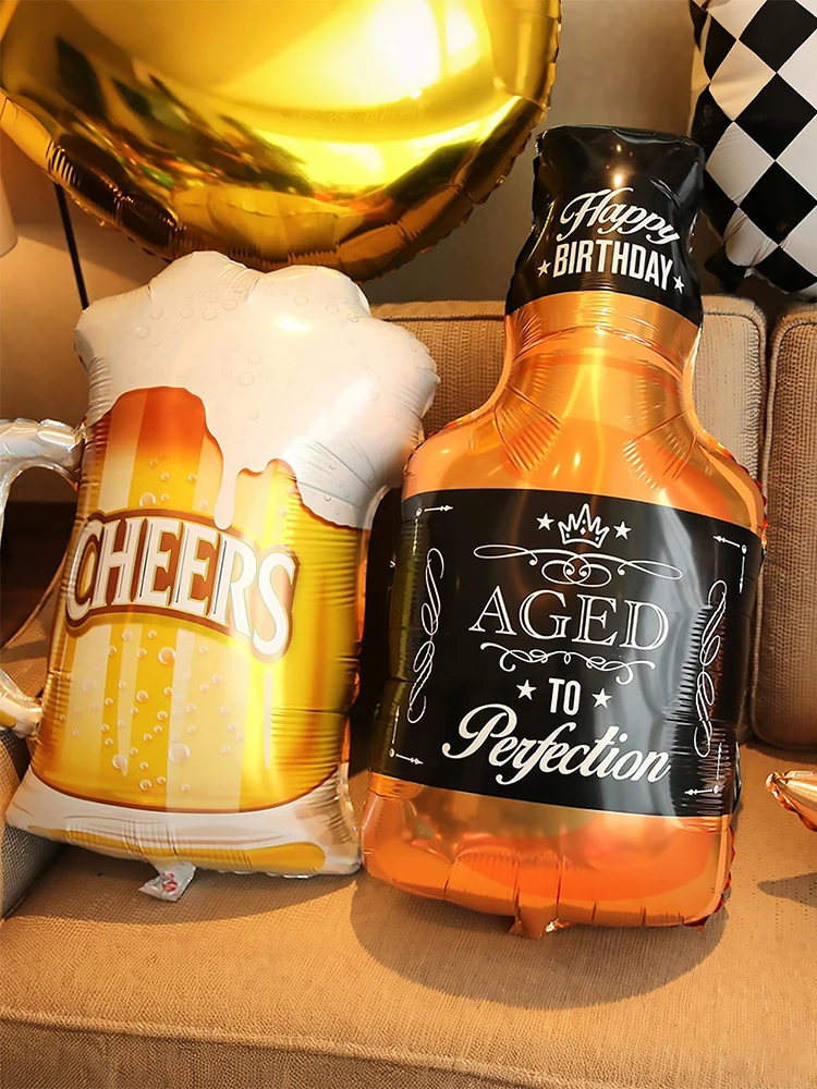 23 adet/takım Mutlu Doğum Günü - Wine Beer Whiskey Year incelemesi ve fiyatı