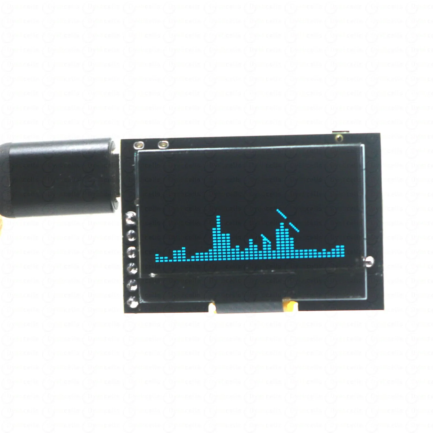 1.3-Inch OLED Music Spectrum Display Voice Controlled Microphone Sounds Control Spectrum