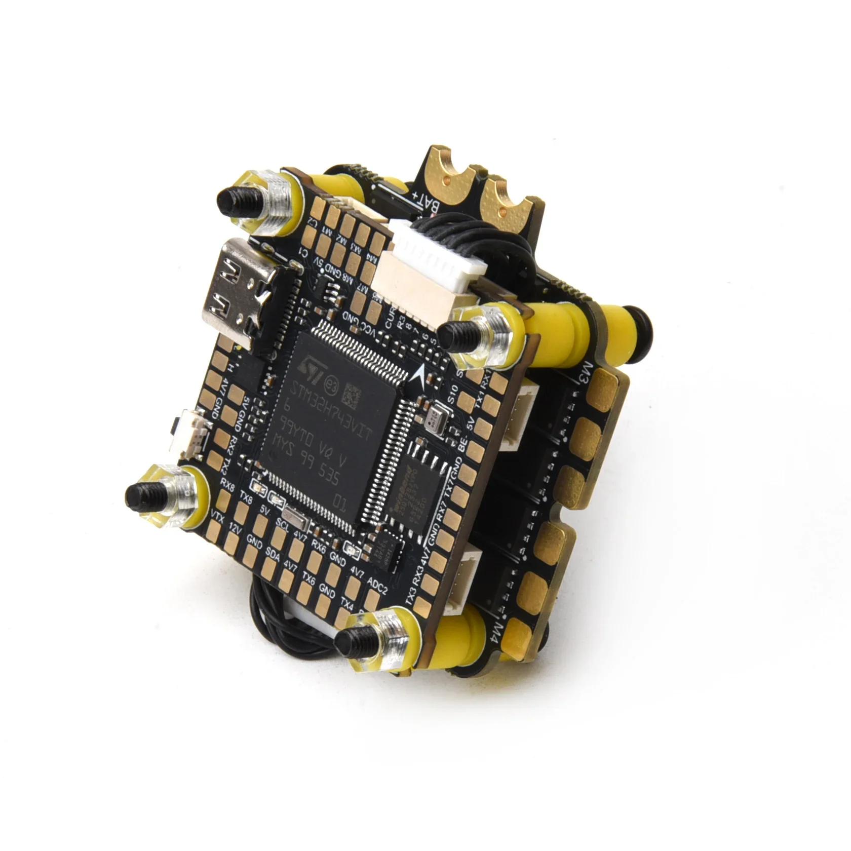 VIVaSH743 H7 FC Flight Controller With Built-in OSD MicroSD 65A BLheli-32 4IN1 ESC For Mark4 V2 APEX 10inch FPV RC Multicopter