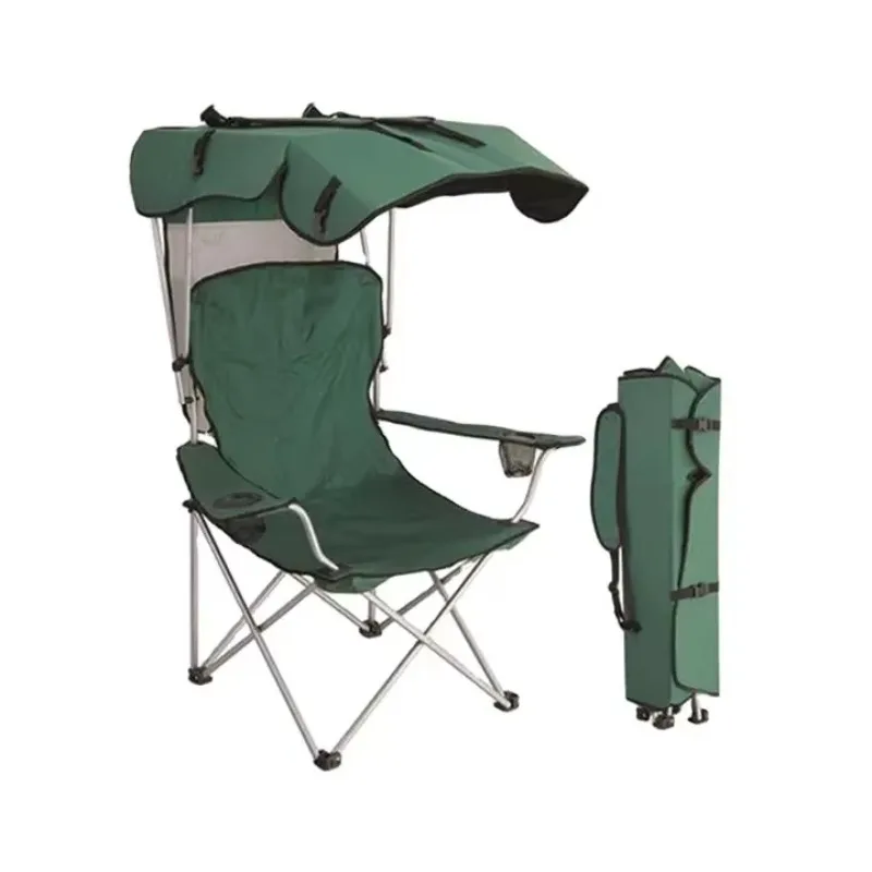 

outdoor canopy chair durable folding seat camping hiking picnic fishing portable canopy chair wholesale