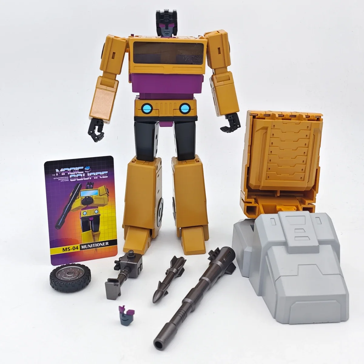 In Stock Transformers Toy Magic Square MS-04 MS04 Swindle Munitioner Anime Model MP Scale Robot Action Figure Gifts Hobbies