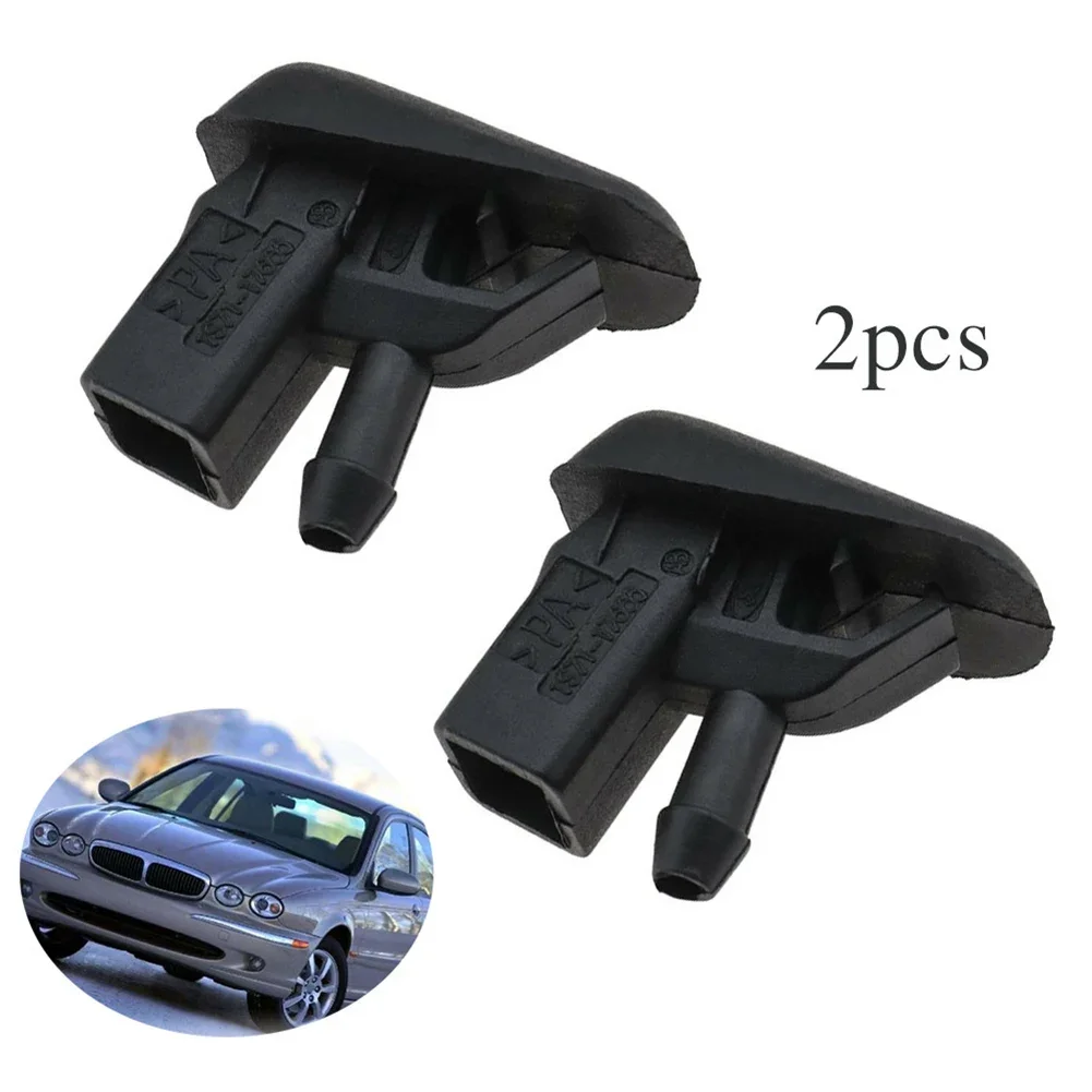 

Windscreen Washer Jet Spray Nozzles, Compatible With X Type 2001 2010, Easy Installation, High Reliability, Black 2 Pack