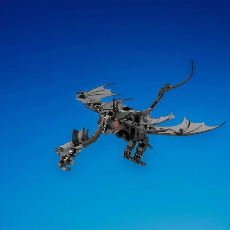 384 قطعة MOC The Fell Beast Hobbit واللورد لعبة مجسمة اللبنات العمارة تجميع لتقوم بها بنفسك هدية الكريسماس عيد ميلاد الإبداعية