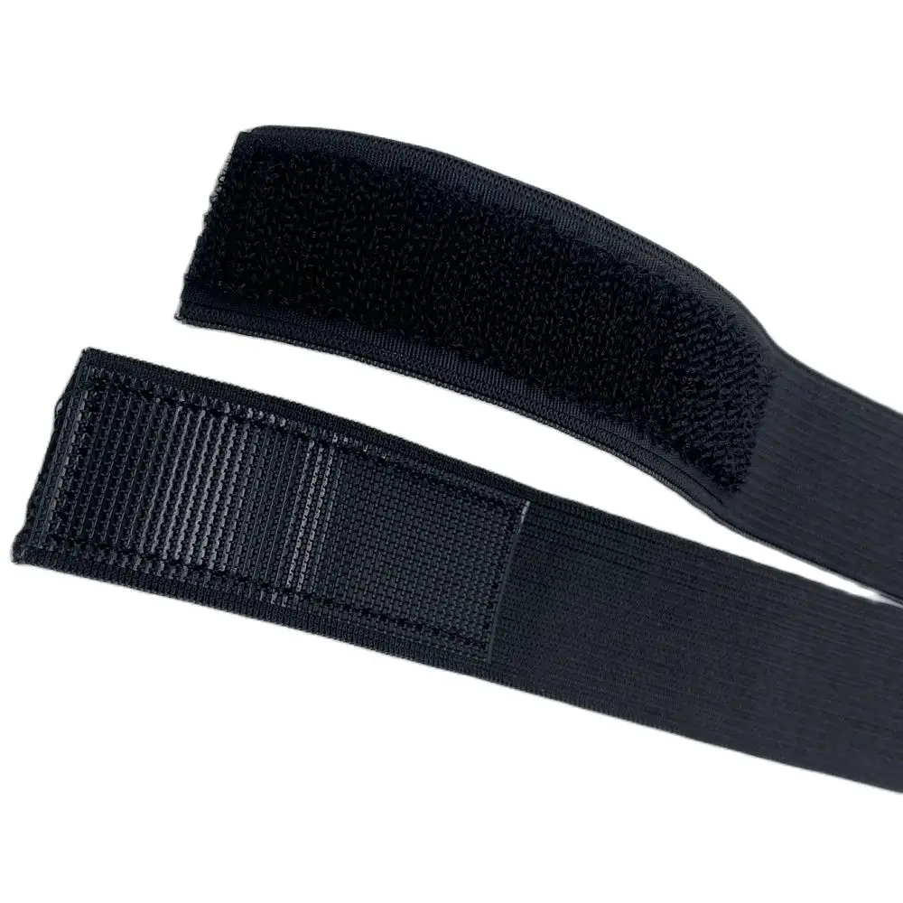 

2pcs 3.5cm 4cm width black Elastic Headband Wig Band For Edges Melt Band For Lace Wigs Adjustable Magic Sticker Edge Slayer Band